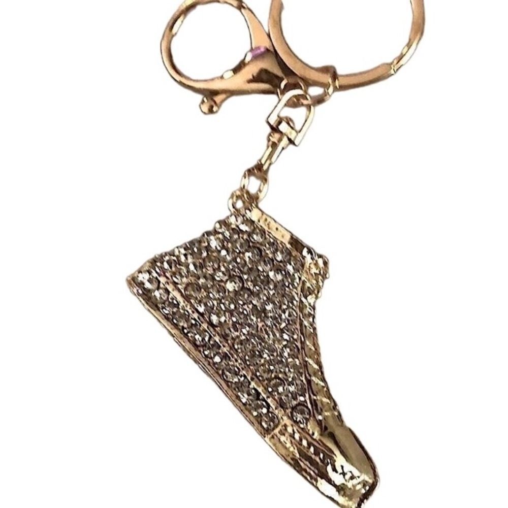 💕5️⃣Converse diamond and gold accent bag charm LAST ONE .